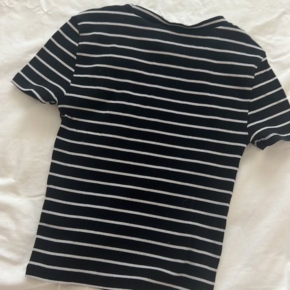 H&M Ribbed Striped Baby Tee - Picture 2 of 5